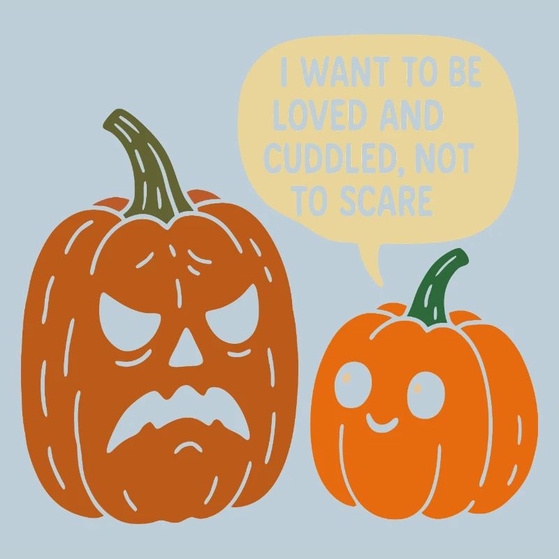 Cuddly Halloween Pumpkin Duo