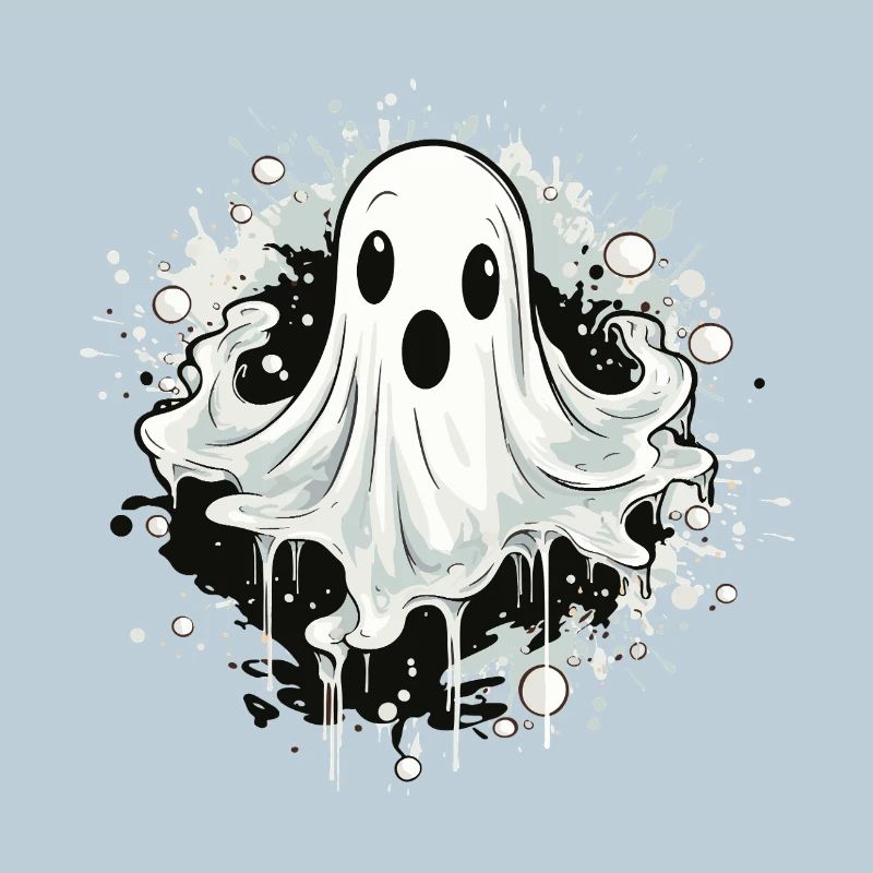 Ghost Splatter Motif