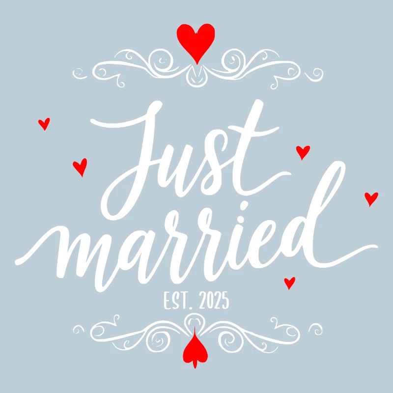 Just Married Hochzeitsdesign