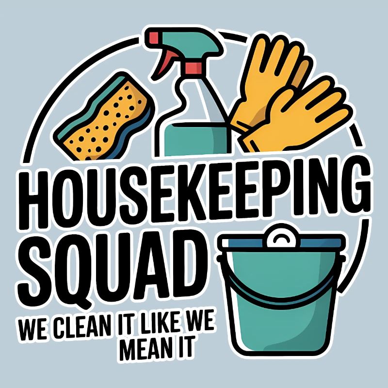 Funny Cleaning Design