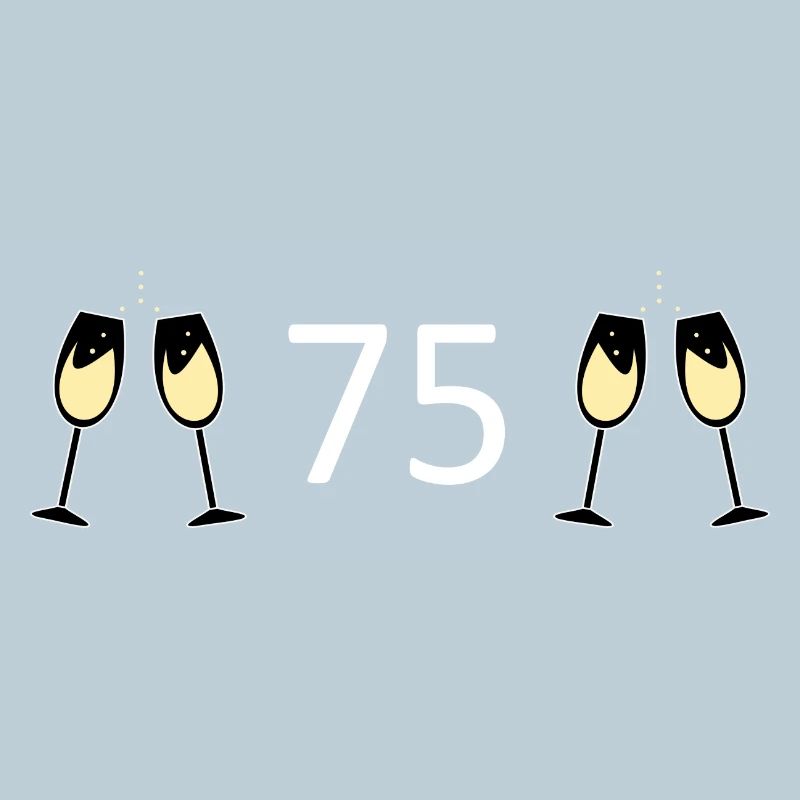 75e anniversaire 75e anniversaire 75 numéro 75 noir