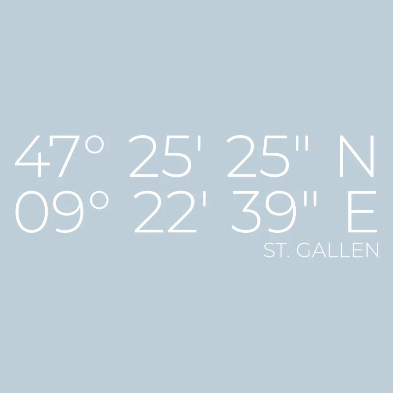 Coordinates St. Gallen