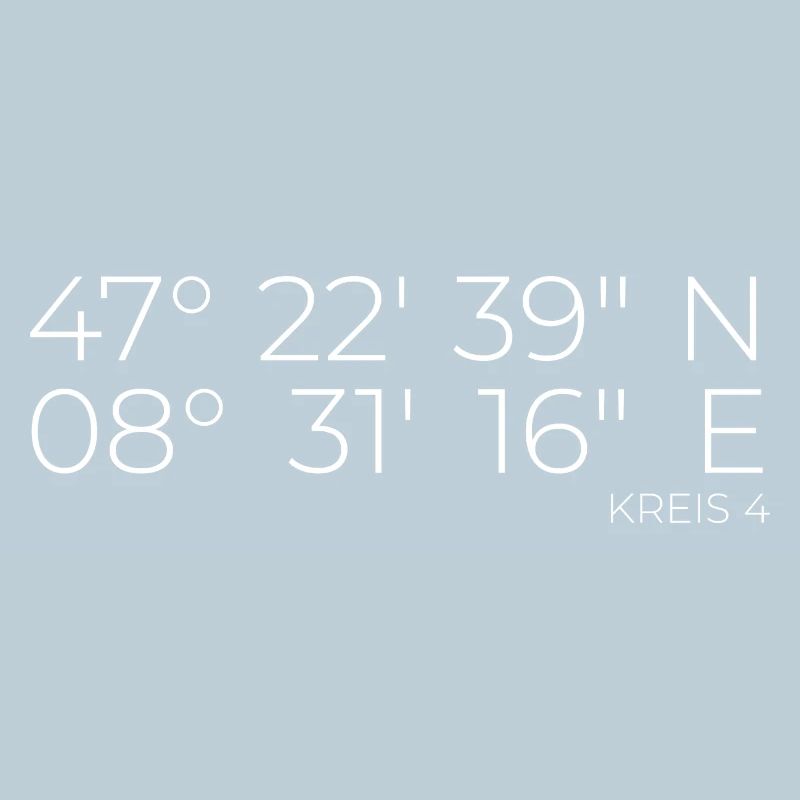 Coordinates Kreis 4 Zurich