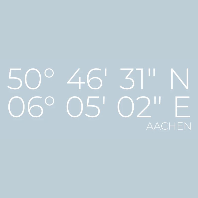 coordinates Aachen