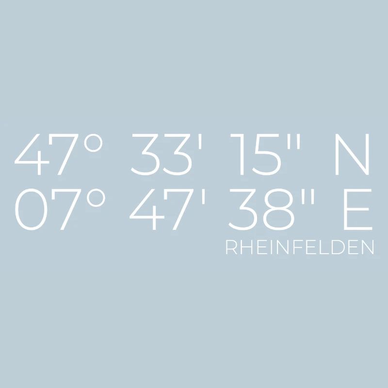 coordinates Rheinfelden, Switzerland