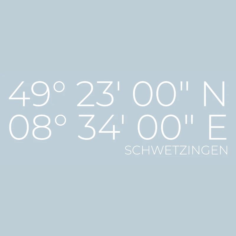 Coordonnées Schwetzingen