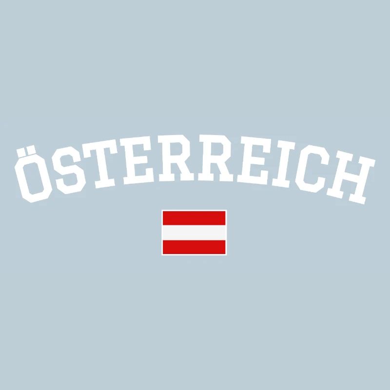 Drapeau autrichien Design blanc