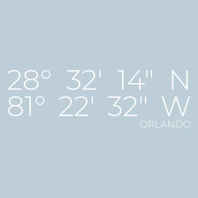 Coordinates Orlando Florida