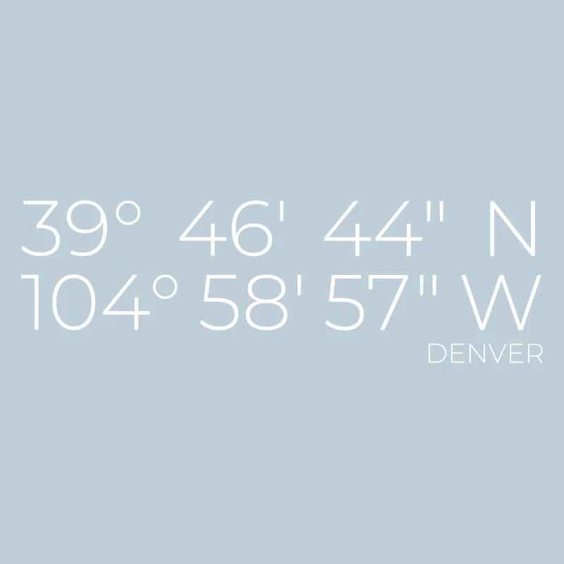Coordonnées Denver