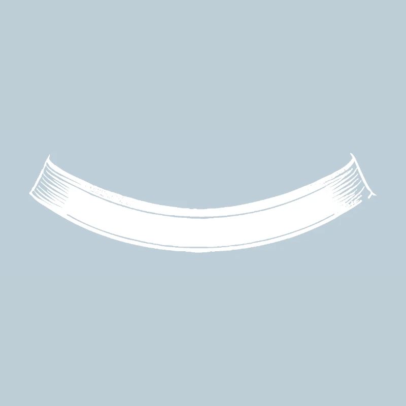 Ruban | Arc | Banderole Sheet Bottom Blanc