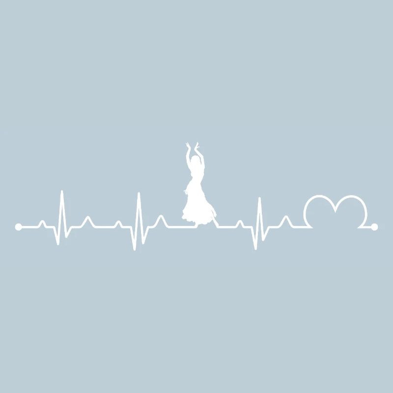 Danseuse du ventre Rythme cardiaque EKG Danseuse arabe