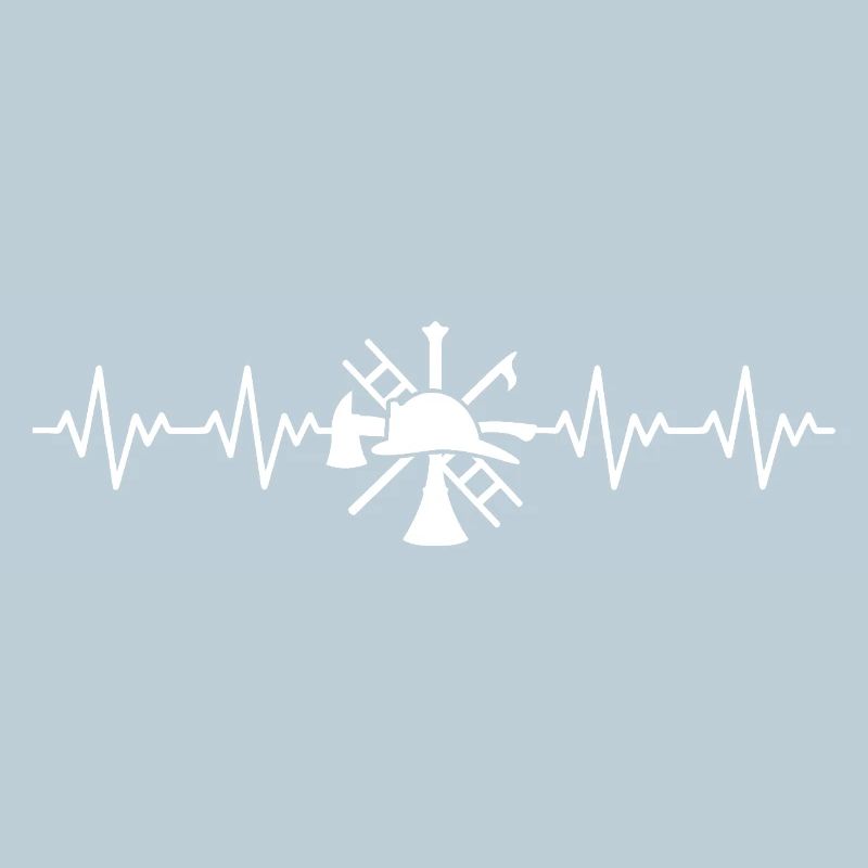 Firefighter Fire Brigade ECG Heartbeat