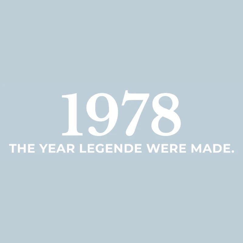 Legendary Vintage 1978 Retro Look 1978