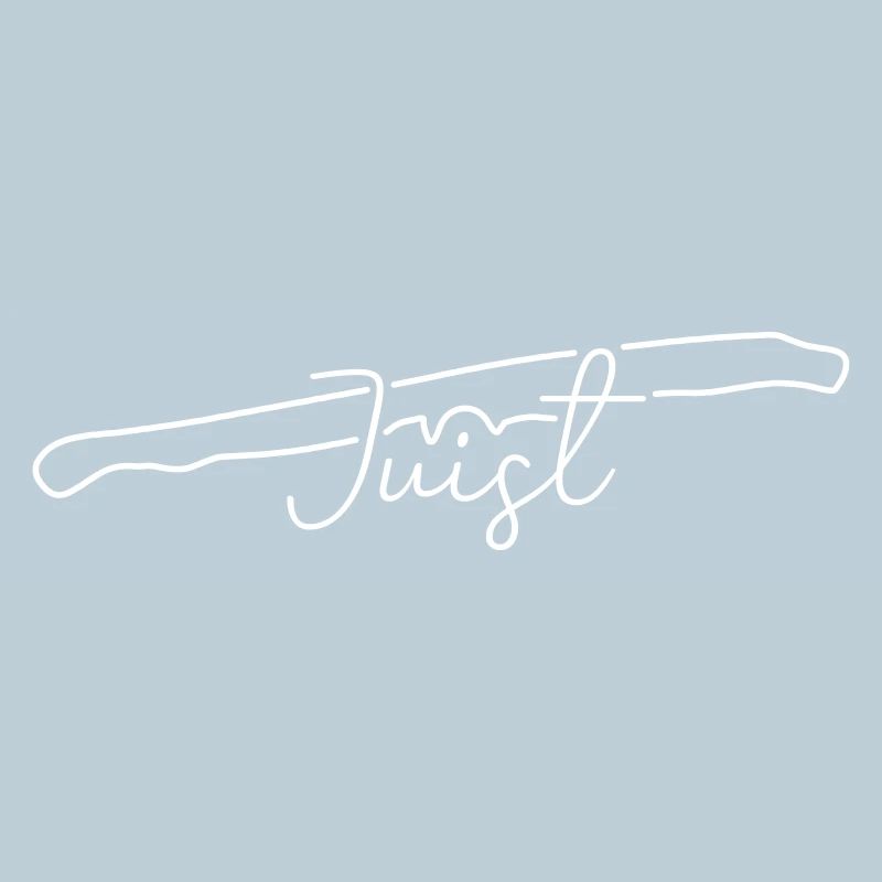 Juist | Map line art minimalism