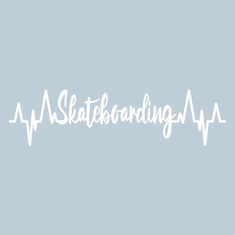 Cardiogramme de skateboard