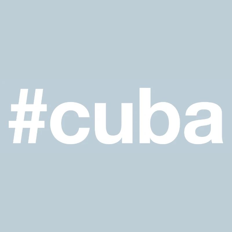 CUBA Hashtag Kuba