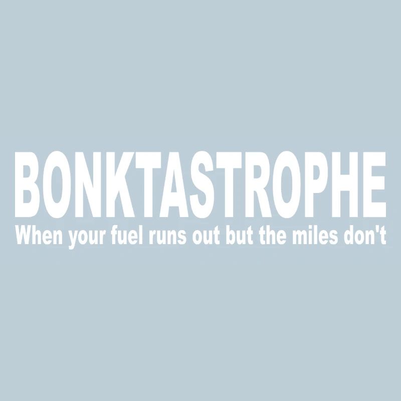 Mur de semi-marathon BONKTASTROPHE carburant