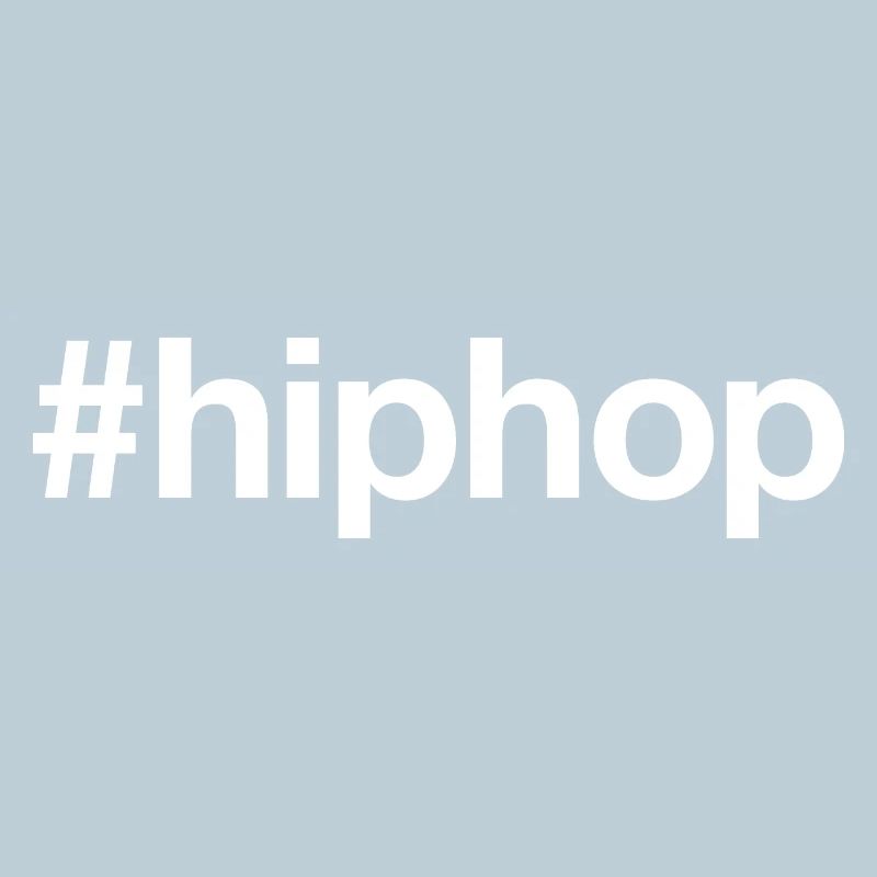 HIP HOP Hashtag Blanc