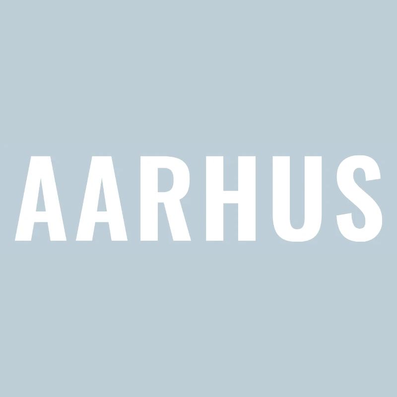 Aarhus Typographie scandinave minimale