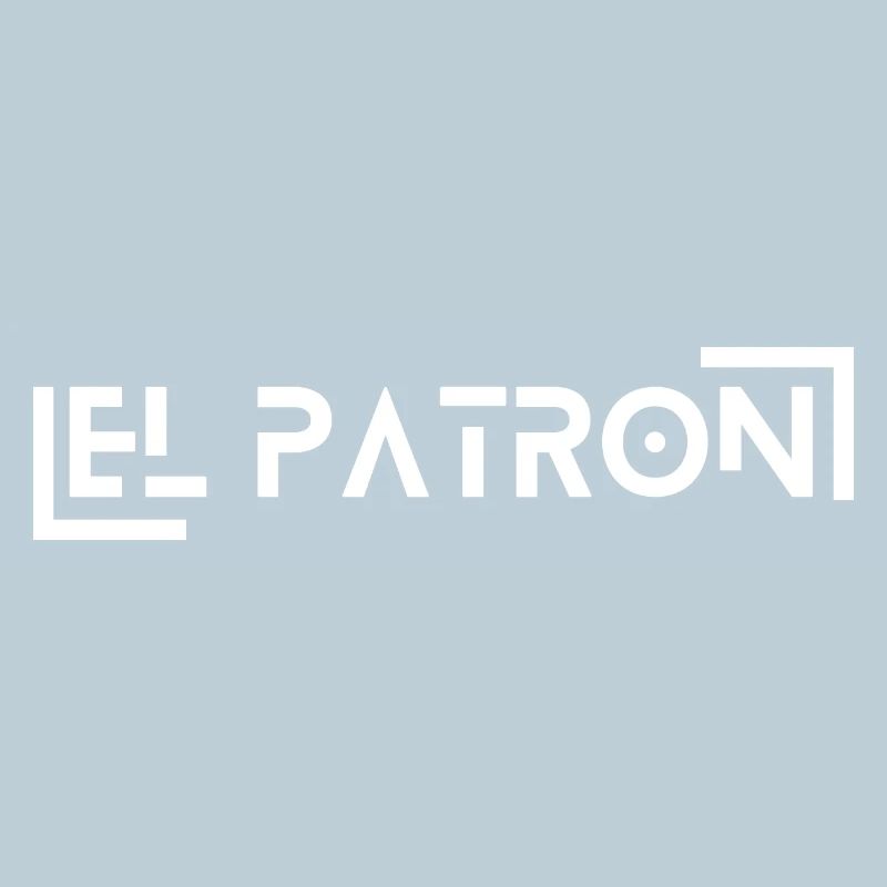 El Patron Lettering – Stylischer Spruch