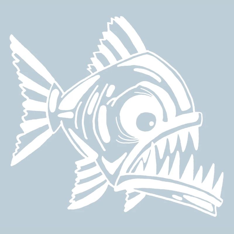 Poisson blanc carnivore