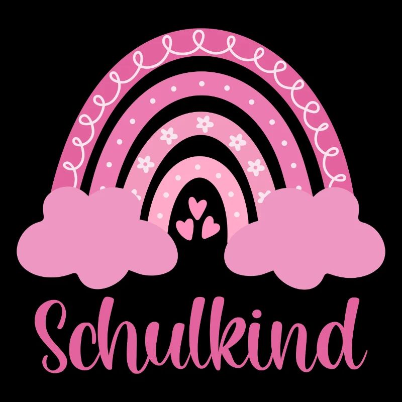 Schulkind Regenbogen