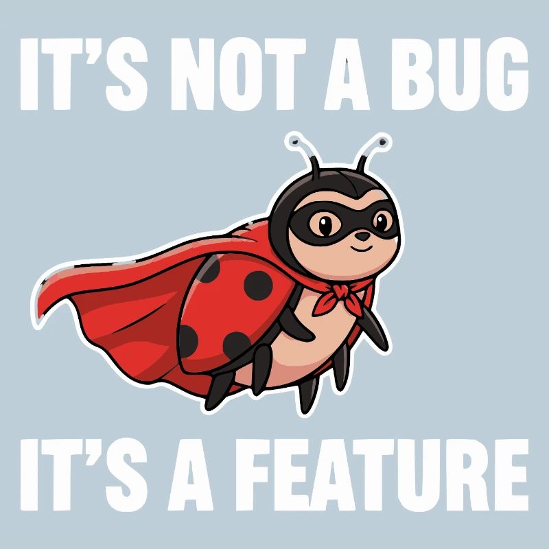Kein Bug, nur Feature – Superheld Marienkäfer 