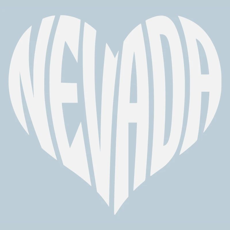 Nevada Herz Typografie