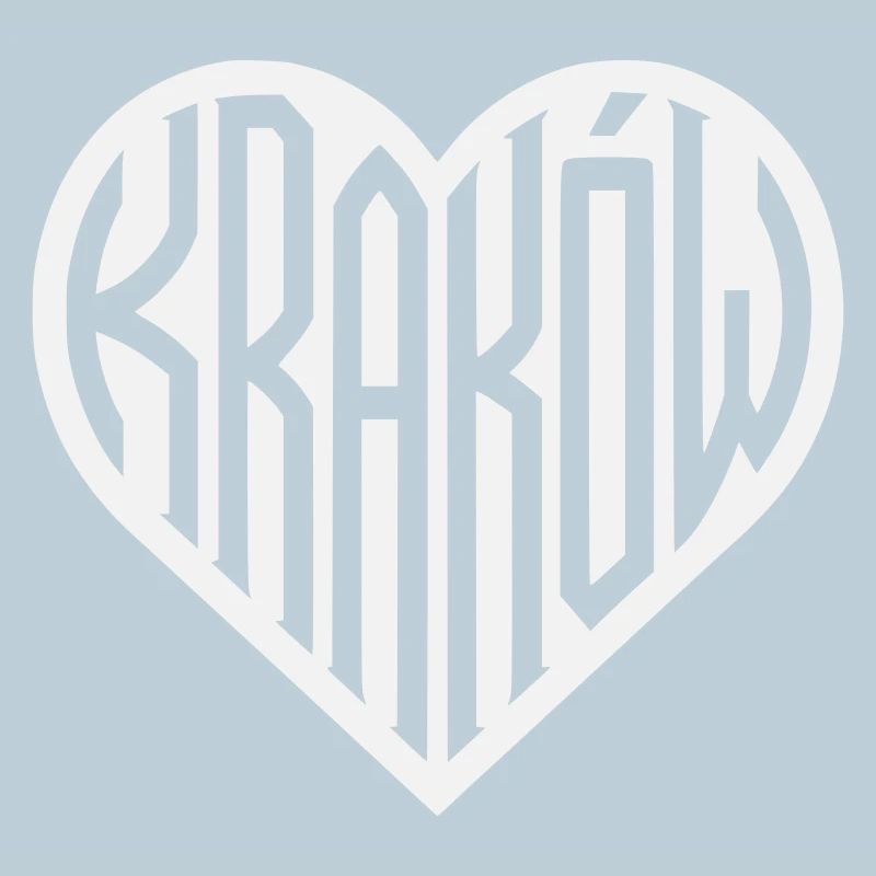 Geometric Heart Logo Krakow Poland