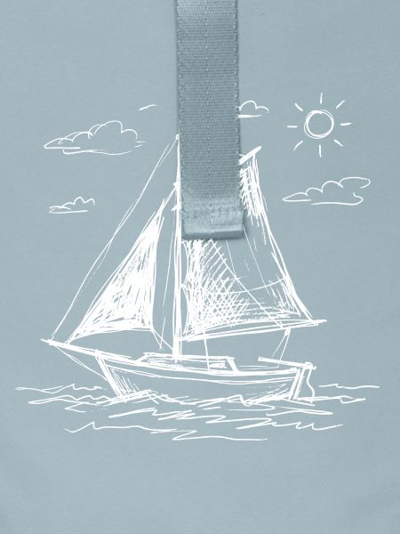 Sailboat hand drawn