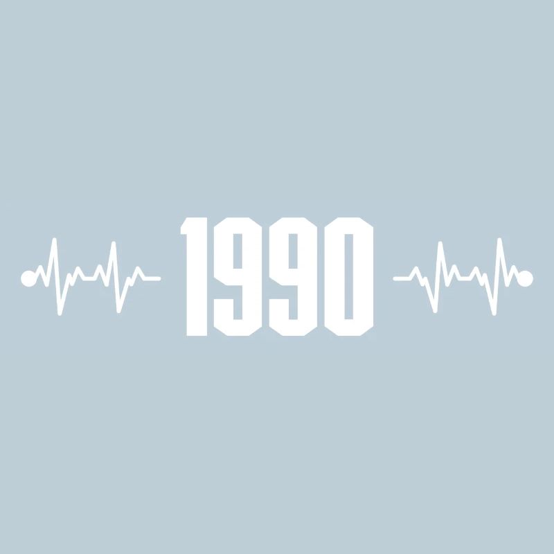 années 1990 Pulse Retro Heartbeat