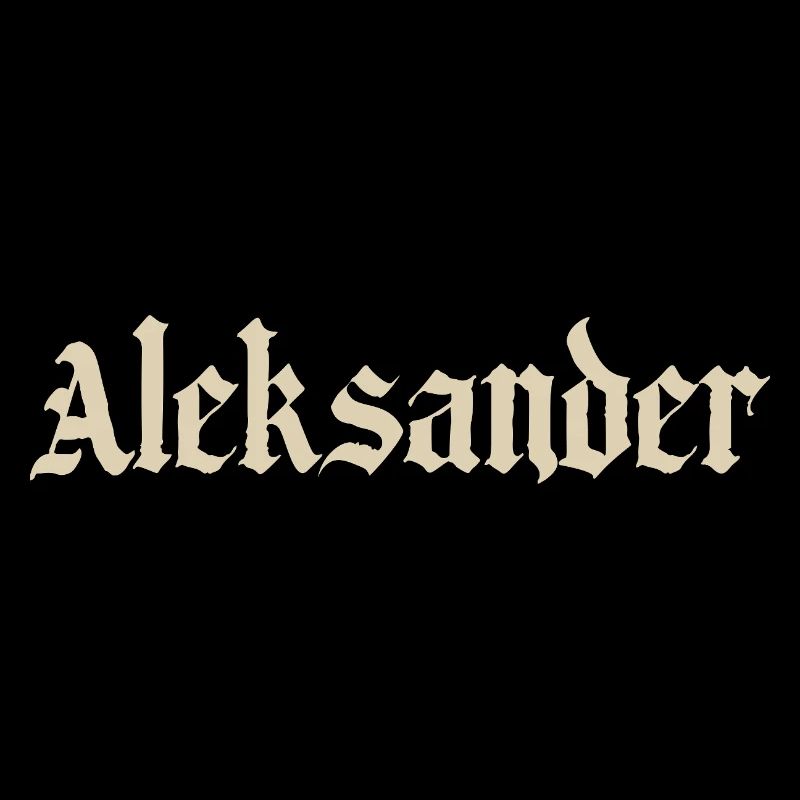 Aleksander Gothic Schrift