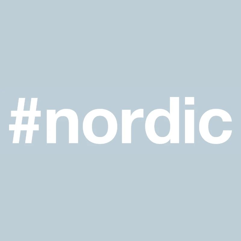 NORDIC Nordisch Hashtag