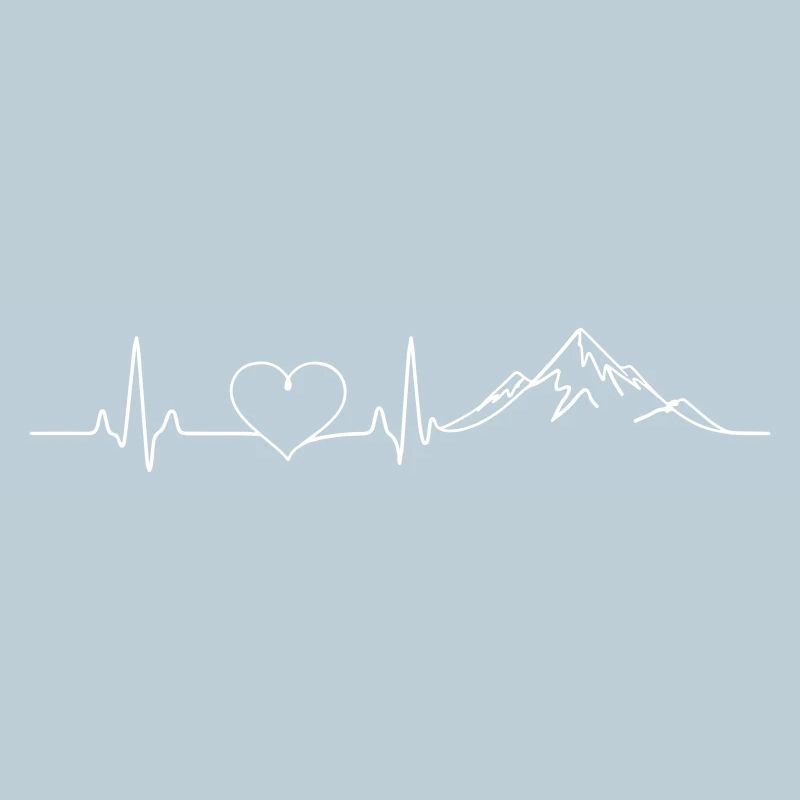 Mountains Pulse Heart