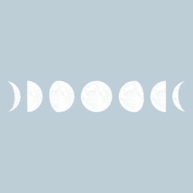Séquence de cercles de phase de lune