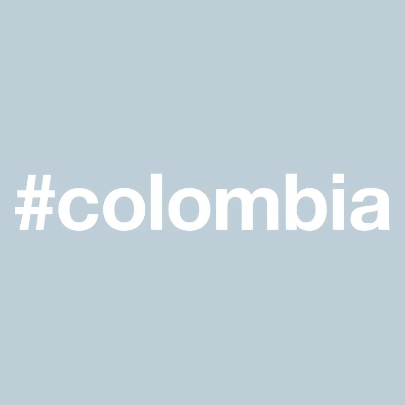COLOMBIE Kolumbien Hashtag