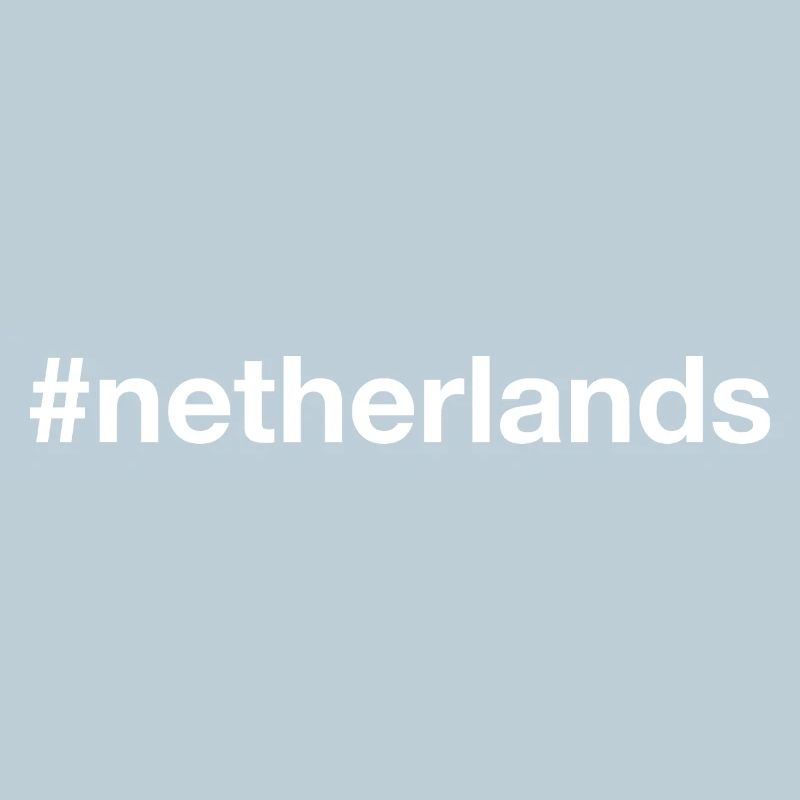 NETHERLANDS Hashtag Niederlande