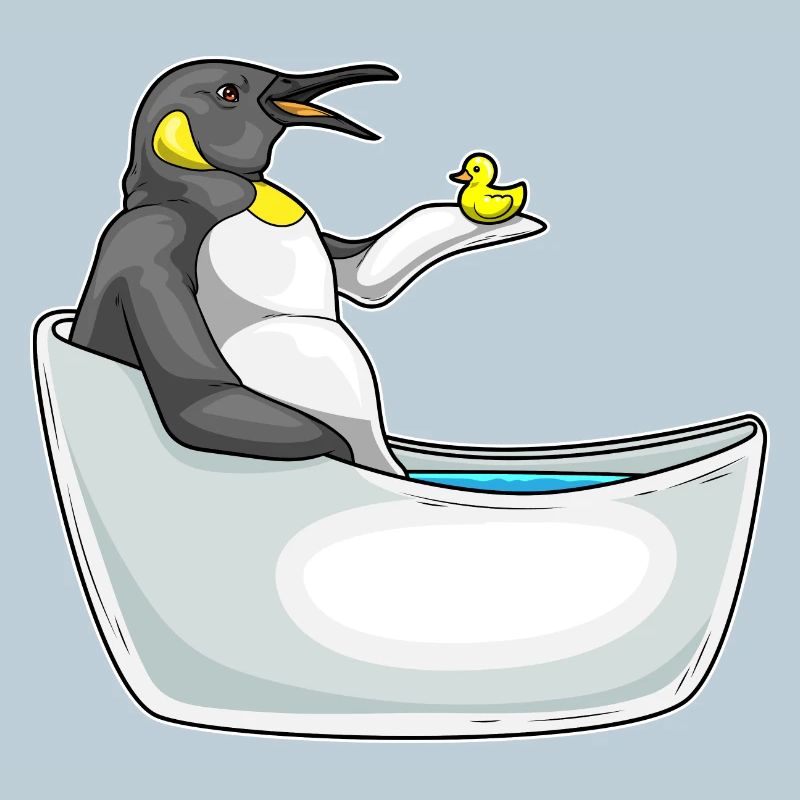 Pingouin Baignoire Canard
