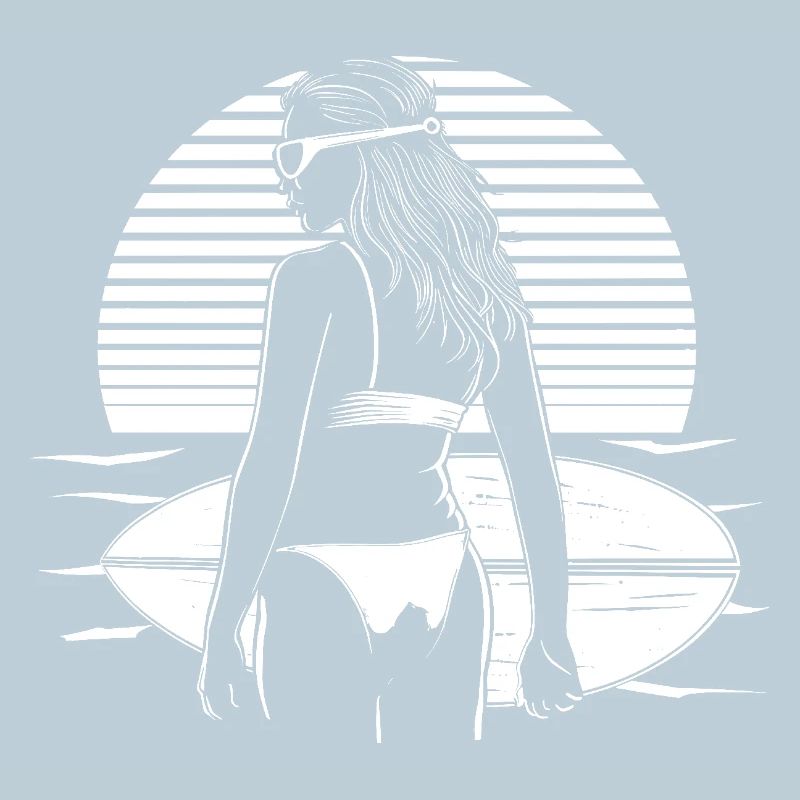 Female surfer