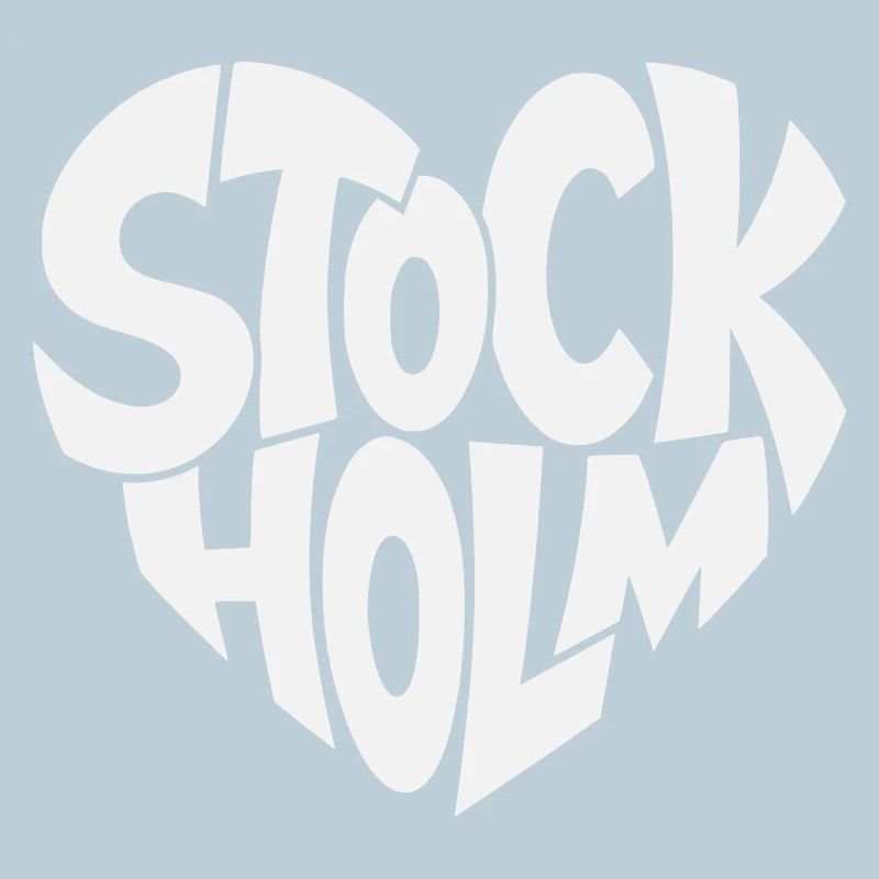Typographie de Stockholm Suède
