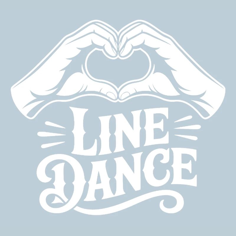 Line Dance Herzhand Logo