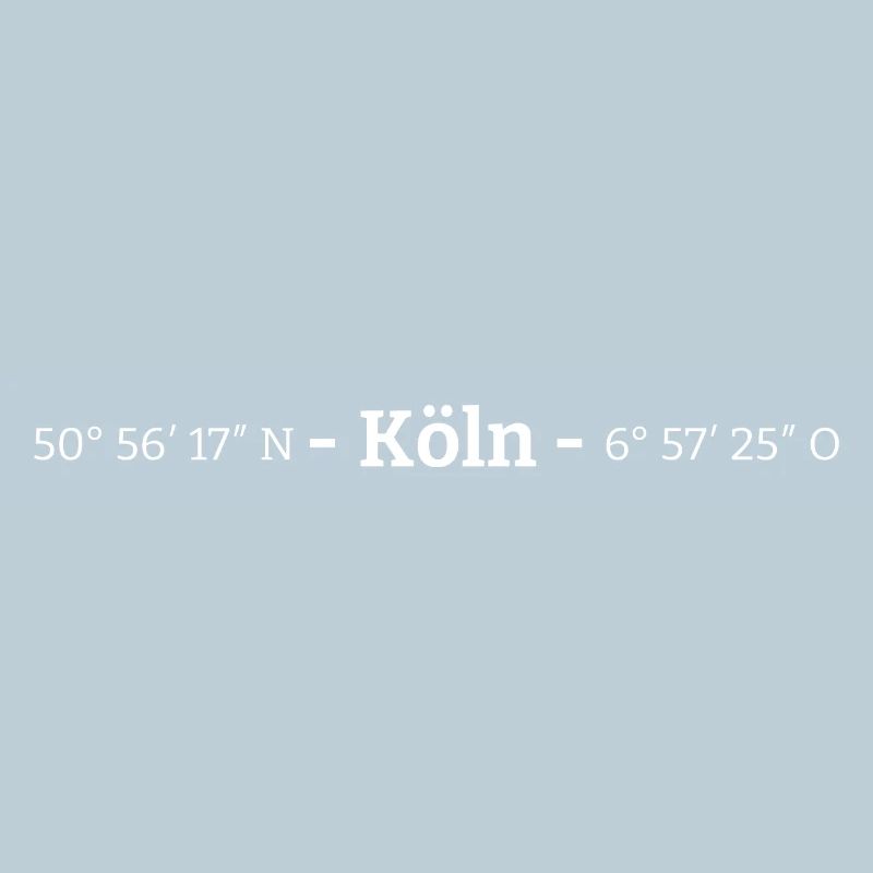 Koordinaten Köln