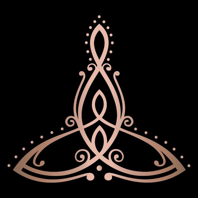 Symbole de la maternité celtique Mère avec deux enfants