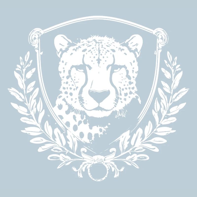 Leopardensiegel mit Lorbeer