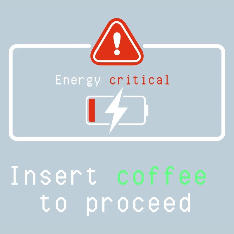 Kaffee-Energizer: Kaffee einfügen, um fortzufahren
