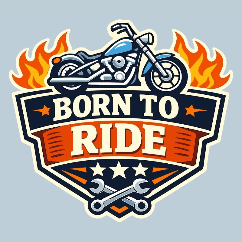 BornToRide Motorrad Logo