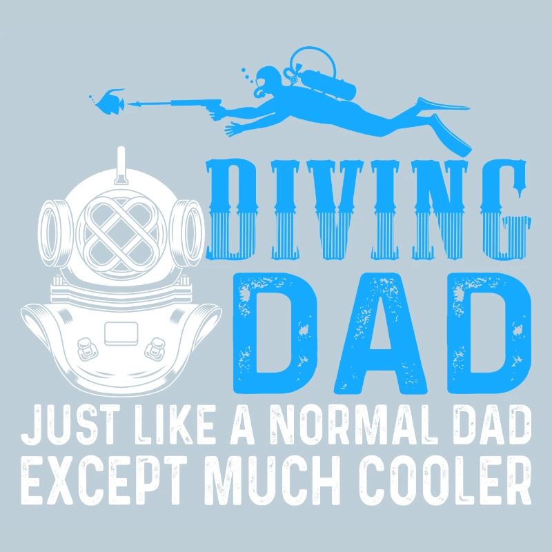Diver Diving Dad Father