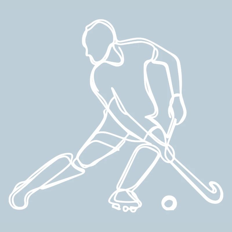 Feldhockey Zeichnung