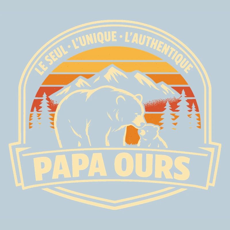 Papa Bear Das einzige einzigartige authentische Geschenk
