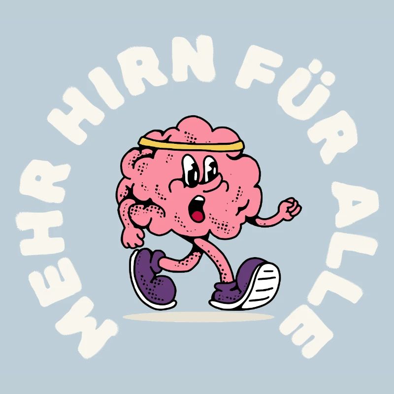 Running Brain with Headband